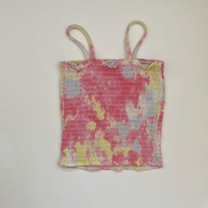 Justice Tie-Dye Tube Tank Top